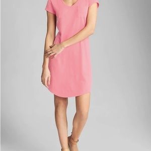 Gap Pink T-Shirt Dress